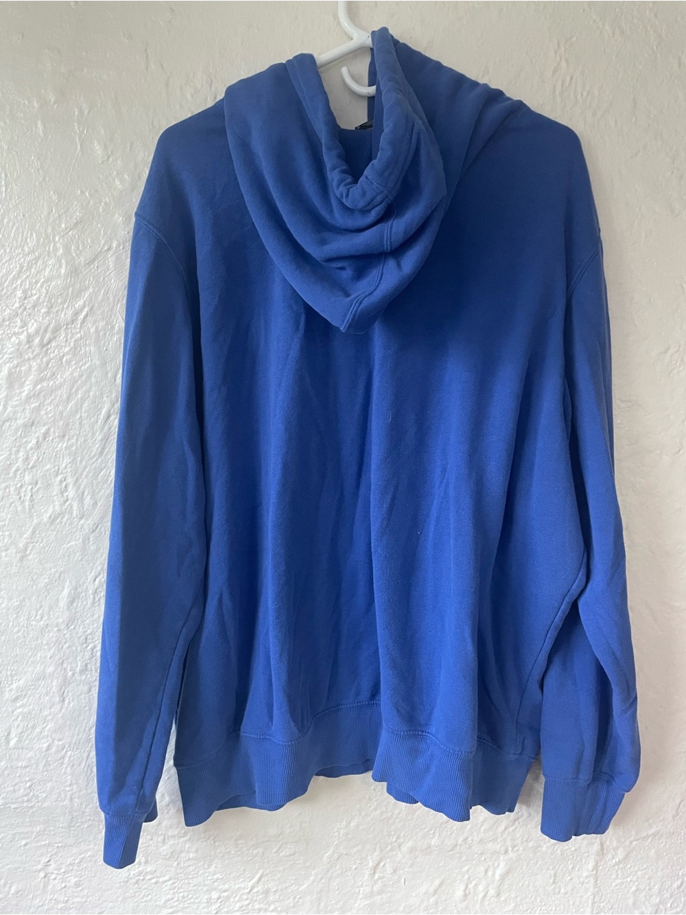 The North Face men’s long sleeve blue hoodie, front logo Size XL - Picture 3 of 4